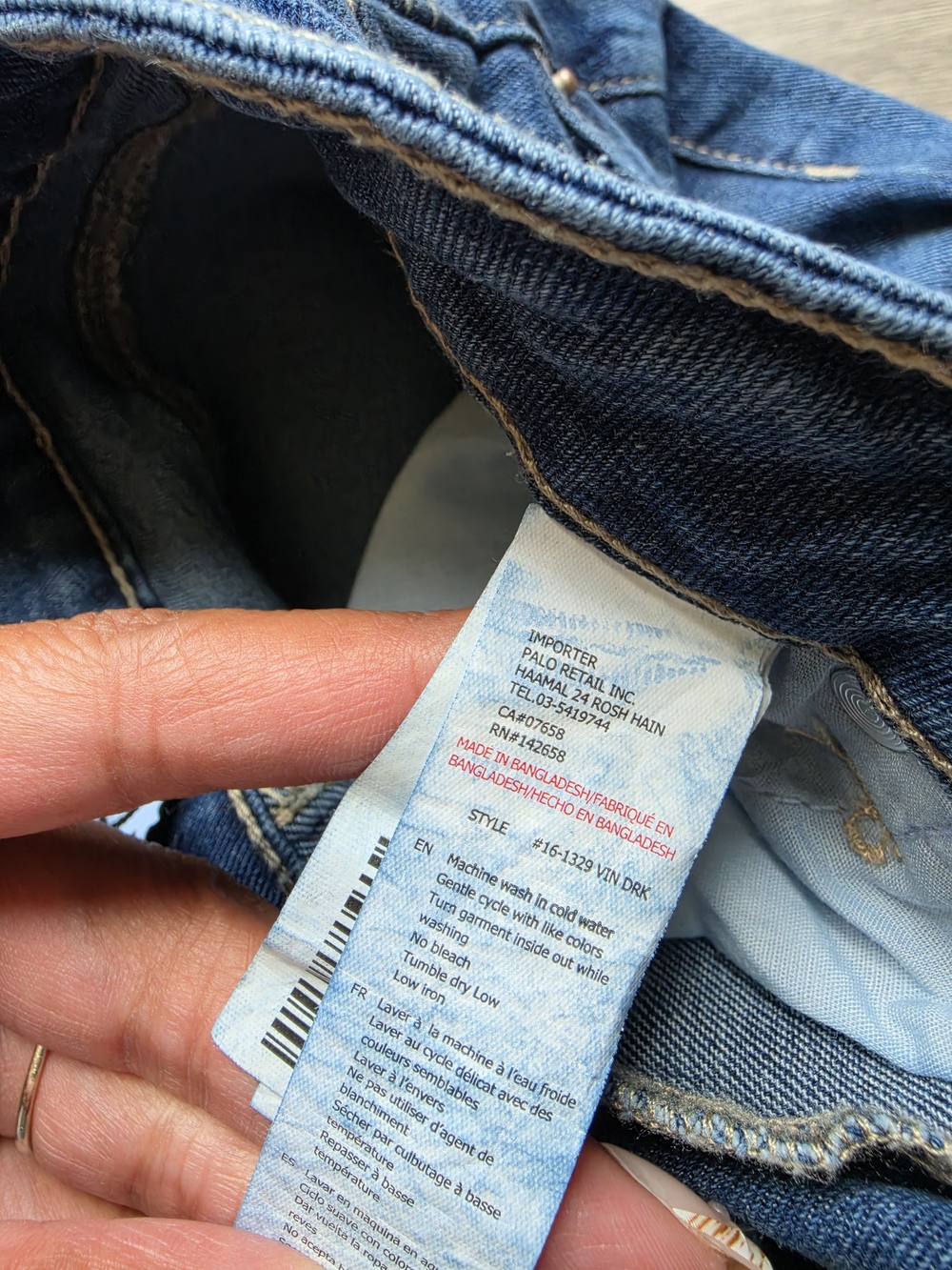 Classic Mid-Blue Women's Stretch Jeans - Picture 6 of 8